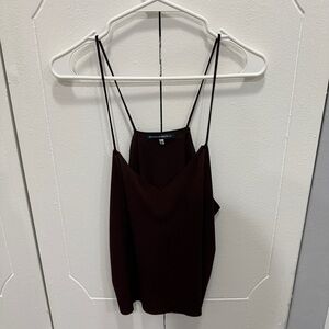 Brandy Melville Maroon Red Spagetti Strap Tank Top